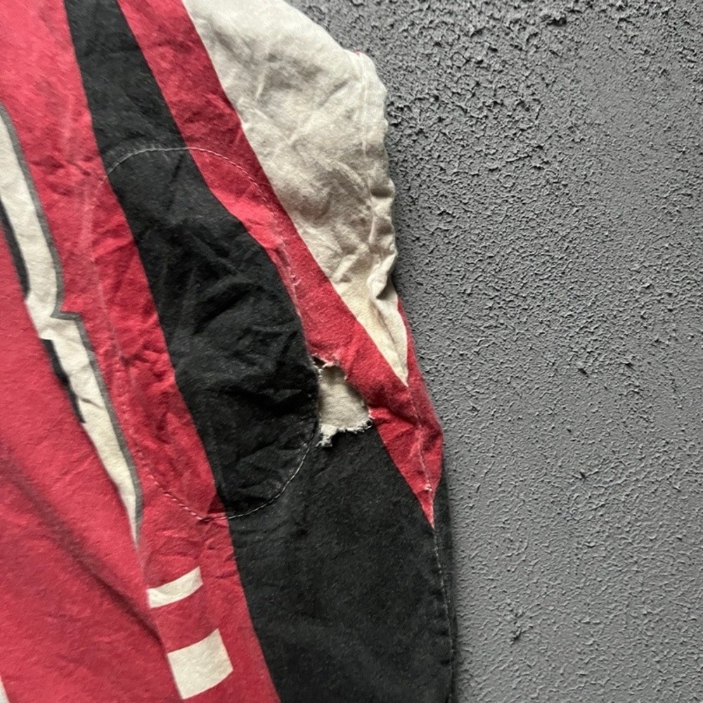 Vintage Thor Motocross Jersey Men Large Red 1990s Flow Racing Long Sleeve - Picture 4 of 9